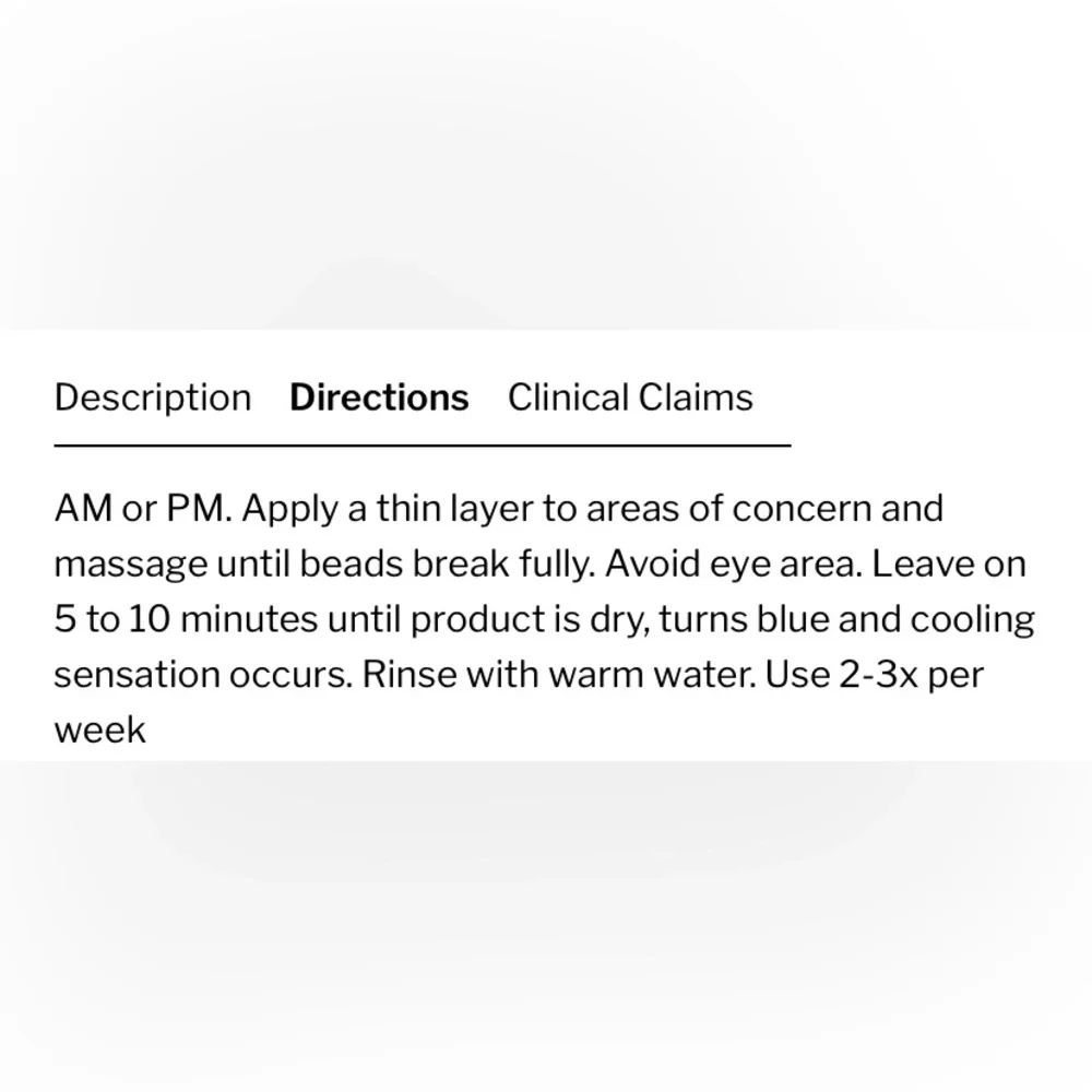 DR BRANDT Mineral Mask. Helps unclog pores, Reduces shine, Exfoliates NEW - Picture 3 of 5